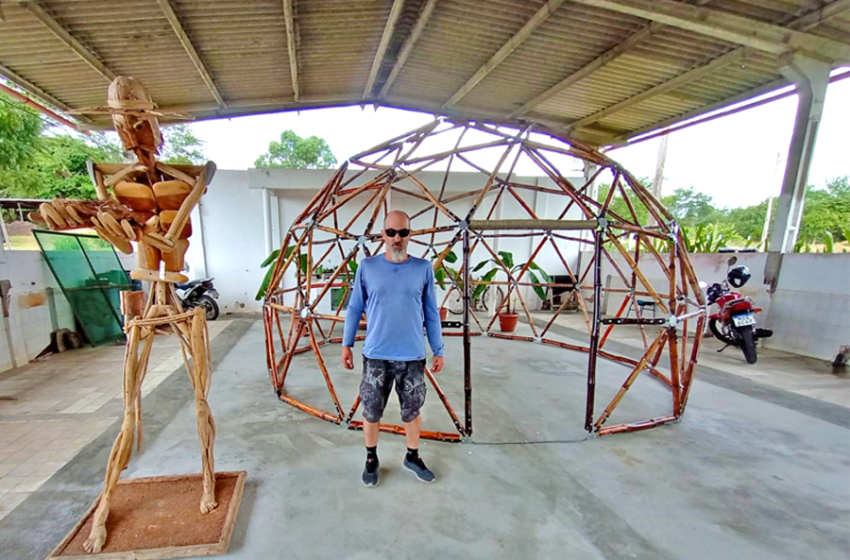  Projeto “Instalação Universo Campina” finaliza com doação de cúpula geodésica ao Jardim Botânico da UEPB