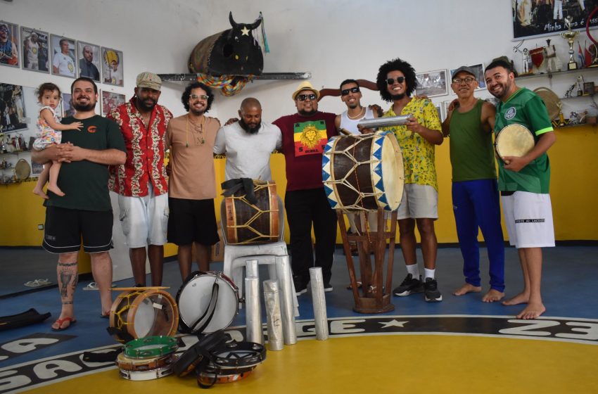 Vivência entre Coqueiro Alto e os mestres Felipe Francinha, Emerson e Rodolfo Dik, na sede da Capoeira Lua de São Jorge (Cidade Tabajara, Olinda/PE, em 07 de setembro de 2024)