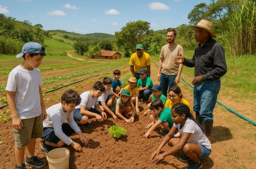 Como transformar um sítio em espaço educativo: o campo como sala de aula viva