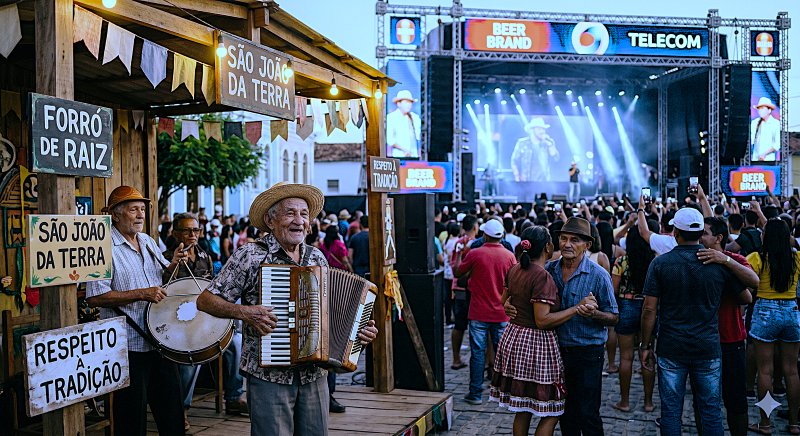  Artistas denunciam o esvaziamento cultural nos palcos juninos sob a ameaça da mercantilização