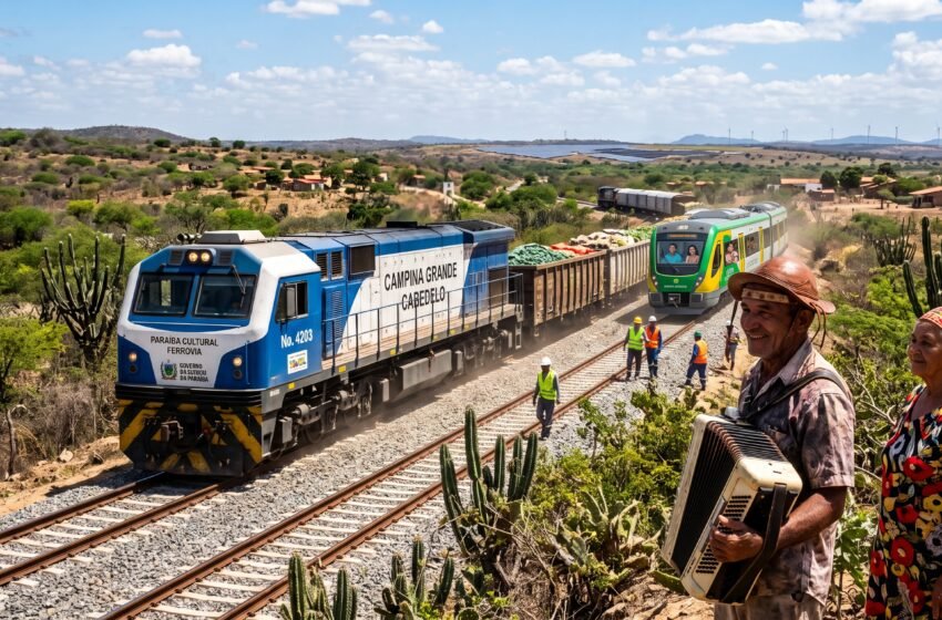  A rota ferroviária Campina-Cabedelo vai renascer mais sustentável e Cultural